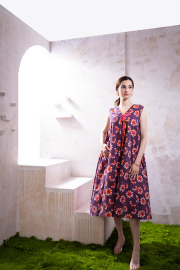 Nadia Printed Dress